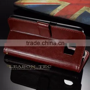 2015 Hot Selling Item Coach Wallet and Phone Case New Galaxy S6 Luxury Leather Case for S6 Case thumbnail-1