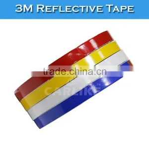 1.5CMx45.7M 3M Removable Vinyl Sticker Real 3M Reflective Car Sticker thumbnail-2