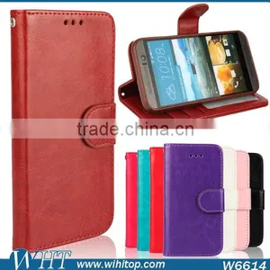 New Phone Case 2015 Hot Sale for HTC One M9 Wallet Case PU Leather Flip Cover thumbnail-6
