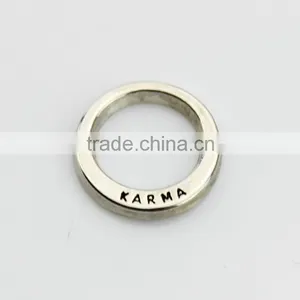 Wholesale New Summer Jewelry Ring Shape Karma Living Floating Charms Quality Choice thumbnail-1