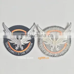 Embroidery Orange Black Boy Clothes Patch thumbnail-2