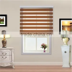 Home Decor Zebra Wide Fabric Aluminum Tube Spring Roller Blind thumbnail-2