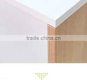 Office Wooden Filling Cabinet Locking Wood Storage Bookcase thumbnail-4