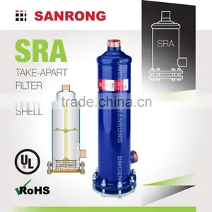 Best SRA Suction Filter Shell for Refrigeration, Emerson Sporlan DCR STAS ADKS Liquid Line Replaceable Core Filter Drier Shell thumbnail-2