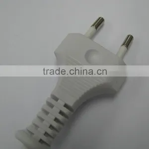 Europe Standard 2.5A 250V White Germany Rubber Cable Plug thumbnail-1