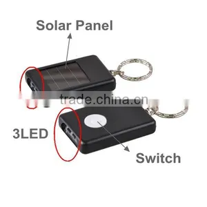 Mini 3LED Solar Power Flashlight thumbnail-3