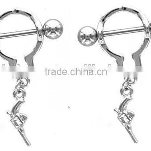 Nipple Shield Rings Barbell Barbells thumbnail-1