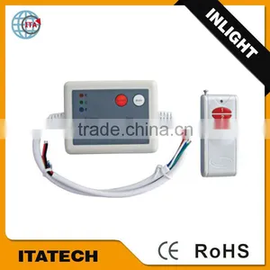 DC12V~24V 6-key Plastic Shell RF Wireless Film Remote Controller/Dimmer for Led Strip Light thumbnail-1