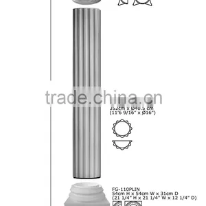 2016 High Quality Good Price Beautiful Polystyrene Decorative Polyurethane Roman Column thumbnail-4