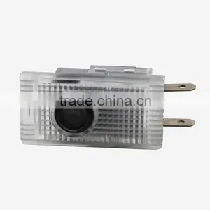 12V Automobile LED Car Door Logo Light Welcome Lamp Plug&Play Ghost Shadow Projector Lights For Cadilla c thumbnail-1
