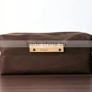 Custom High Quality Waxed Canvas Toiletry Bag Quality Choice Supplier's Choice thumbnail-1