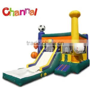 Hot Sale Outdoor Sports Inflatable Wet and Dry Combo in Promotion thumbnail-1