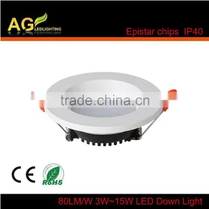 12W Round 6-7Inches Cool White Ultra-thin LED Downlight thumbnail-1