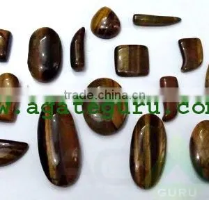 Tiger Eye Cabochon Mix Shape & Size thumbnail-1