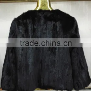 Korean Women Winter Mink Fur Clothes 2015 thumbnail-4