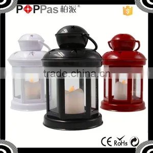 2015 Promotion Poppas BS10 Star Pantern Colorful Selection Hanging Led Candle Rechargeable Lantern thumbnail-1