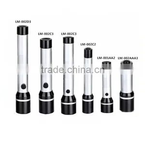 POPPAS LM002 Series Most Popular Dry Battery Powered Handheld Camping Flashlight thumbnail-2