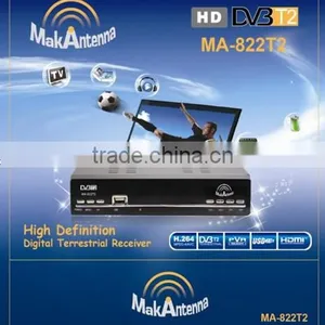 DVB-T2 Receiver 1080P Full HD DVB-T2 With MPEG4 H.264 PVR thumbnail-1