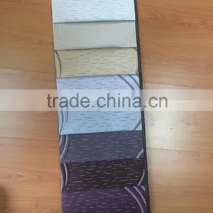 NEW ARRIVAL 100% Polyester Wavy Line Design Emboidery Like Jacquard Curtain Fabric thumbnail-2