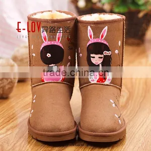 NO.U005LHot Sales High Quality and Cheap Woman Fur Boots thumbnail-1