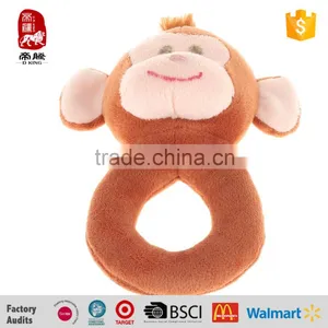 Hot Sale Handbell Baby Favorite Rattle Toy With Animal Shaped thumbnail-2