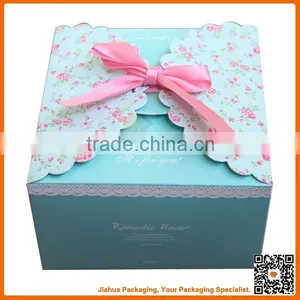 Beautiful Mini Foldable Paper Box With Ribbon Closure thumbnail-2