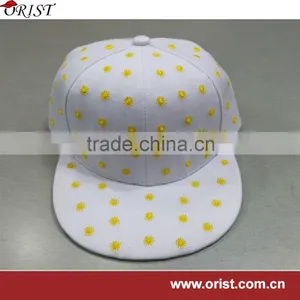 Custom Hip Tap Flat Caps With Embroidery Logo thumbnail-2