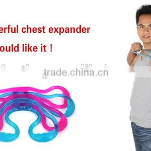 High Quality Fashion Design TPR Jelly Tube Chest Expander ,cheap Body Developer,Pulling Force Implement,spring Exercise thumbnail-4