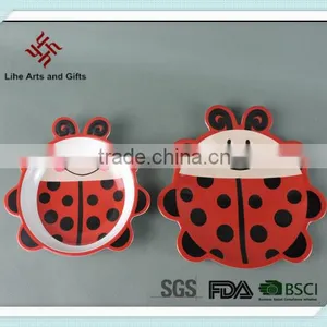 Coccinella Septempunctata Shape Melamine Children Dinner Set thumbnail-1