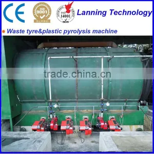 New Design Latest Generation Q345R 16mm Waste Tyre Refining Recycling Oil Machinery thumbnail-1