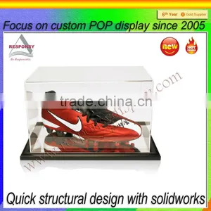 Clear Acrylic Cube Shoes Store Display Case thumbnail-4