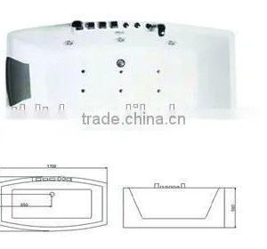 High-end 2 Peoples Unique Family Free Sex Usa Massager Bath Hot Tub thumbnail-4