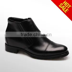 Italian Design Black Men Boots With no Lace thumbnail-1