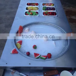 2016 Frozen Yogurt Fruit Instant Ice Cream Rolls Machine With Real Fruits in Thailand thumbnail-4