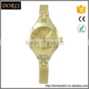 New Models Alloy Case Mesh Band With Good Plating Japan Movt Lady Watches thumbnail-1