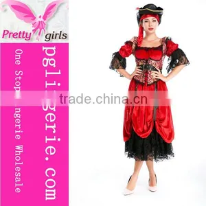 New Design Deluxe Royal Red Queen Costume Fancy Dress Costumes thumbnail-2
