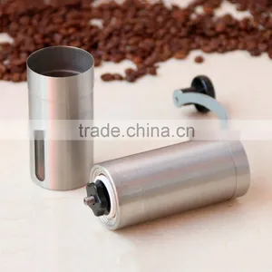 48*188mm Stailness Steel Housing Manual Coffee Grinder With Logo thumbnail-1