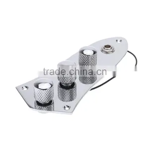 Wired Switch Control Plate Assembly Knobs Pots Loaded M511 Chrome Plated With 3 Screws thumbnail-5