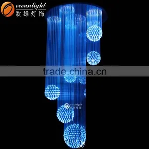 Hotel Pub Decoration Round Ball Fiber Optic Light With Led Fiber Machine OM063 thumbnail-1
