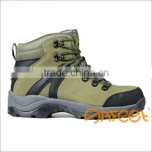Water Resistant, Anti Slip Full Grain Nubuck Leather Outdoor Safety Shoes, Safety Toe Shoes, Osp Safety Shoes Factory SA-4201 thumbnail-1