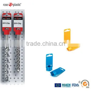 Stock Available PP Plastic Clips for Mansory Drills or Drilling Bits Packaging SDS Clip thumbnail-2