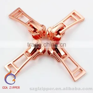 YKK OEM Metal Rose Gold Zip Zipper Sliders thumbnail-3