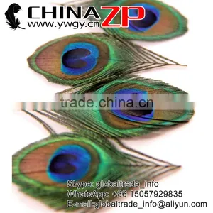 Wholesale Handmade Trimmed Big Natural Peacock Eye Feathers thumbnail-4