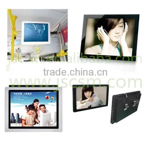 HOT! Advertising Display 15 Inch TFT Screen High Resolution Metal/acrylic Multimedia Support Elevator Ad! Made in Chian Factory thumbnail-1