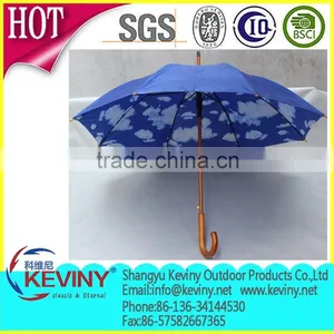 High Quality Straight Umbrella Double Layers Umbrella OEM Design Customs Logo Printing Manufactured in China Paraguas Factroy thumbnail-1