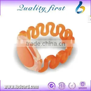 Custom EM4305 RFID Bracelets EM4305 Plastic Wristbands thumbnail-6