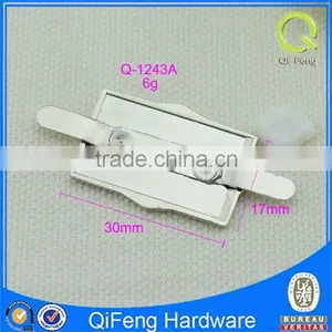 Q-1243A Handbag Metal Name Tag Silver Blank Plate for Bag ,clothing thumbnail-3
