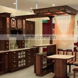 Cherry Wood Kitchen Cabinets for Modern Kitchen Decoration thumbnail-1