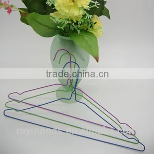 Dry Cleaning Wire Hangers With Plastic Powder Coated thumbnail-1