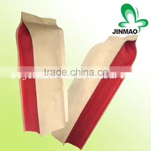 Coffee Plastic Package With Valve and Side Gusset thumbnail-1